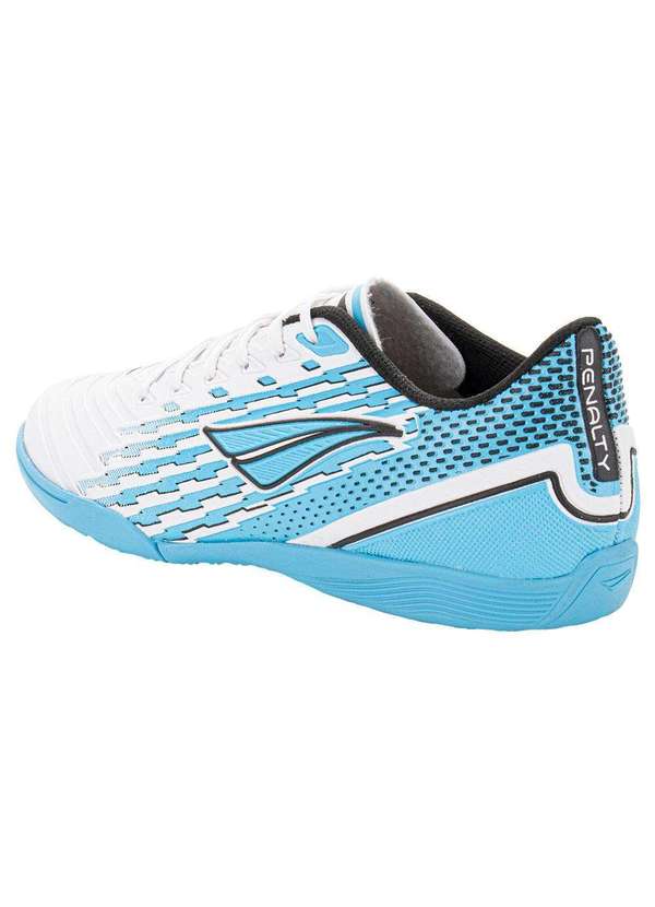 Penalty - Chuteira Masculina Indoor Garra Y-2.0 Penalty 124277 - Branco/Azul 3