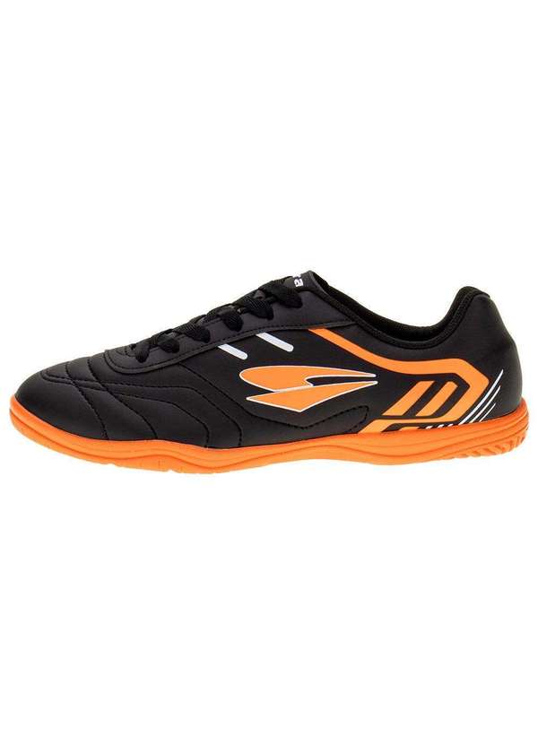 Dray - Chuteira Masculina Indoor Spedy Dray - 301 - Preto/Laranja 2