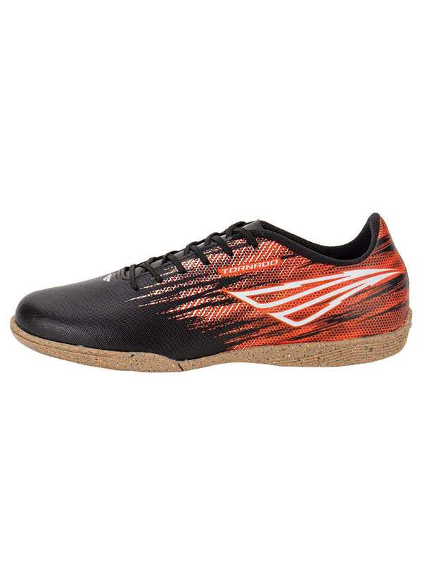Penalty - Chuteira Masculina Indoor Tornado Penalty 124286 - Preto/Vermelho 2