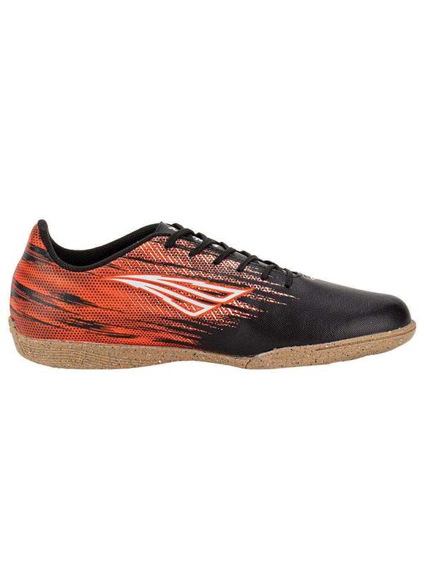 Penalty - Chuteira Masculina Indoor Tornado Penalty 124286 - Preto/Vermelho 5