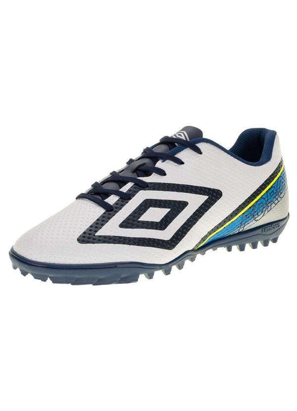 Umbro - Chuteira Masculina Society Force Umbro U01fb00248 - Branco/Azul