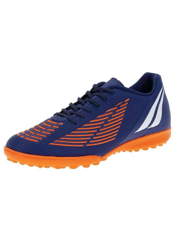 Penalty - Chuteira Masculina Society Lider Penalty - 242248 - Azul/Laranja