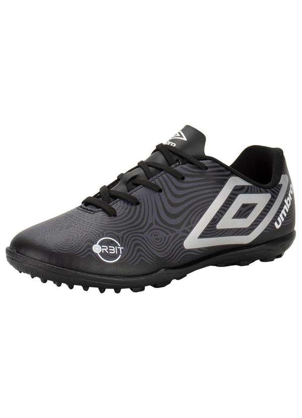 Umbro - Chuteira Masculina Society Orbit Umbro - U01fb00153 - Preto/Cinza 1