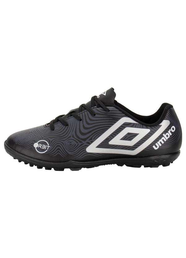 Umbro - Chuteira Masculina Society Orbit Umbro - U01fb00153 - Preto/Cinza 2