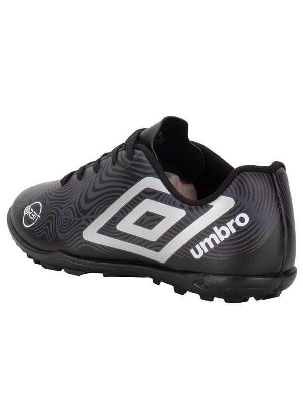 Umbro - Chuteira Masculina Society Orbit Umbro - U01fb00153 - Preto/Cinza 3
