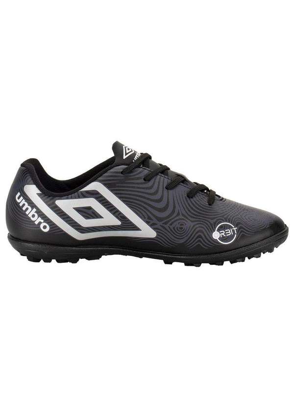 Umbro - Chuteira Masculina Society Orbit Umbro - U01fb00153 - Preto/Cinza 5