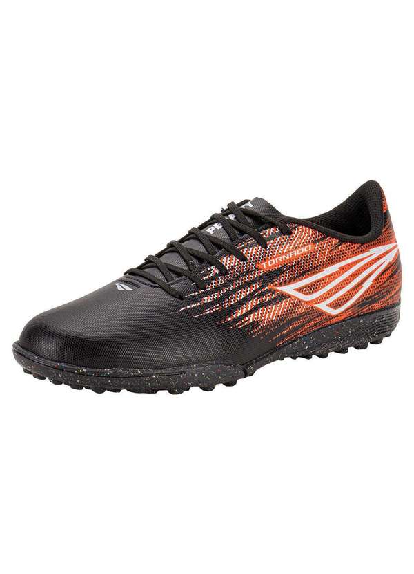 Penalty - Chuteira Masculina Society Tornado Penalty 242286 - Preto/Vermelho 1