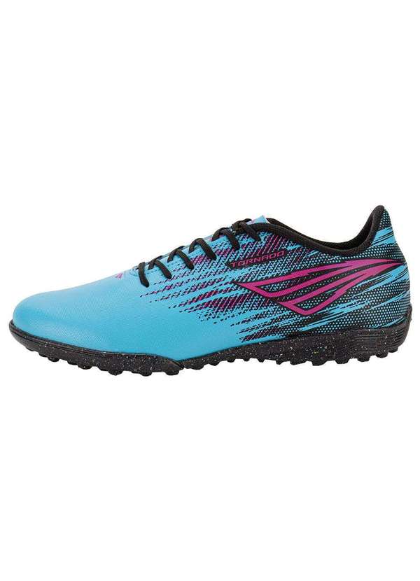 Penalty - Chuteira Masculina Society Tornado Penalty 242286 - Azul/Rosa 2