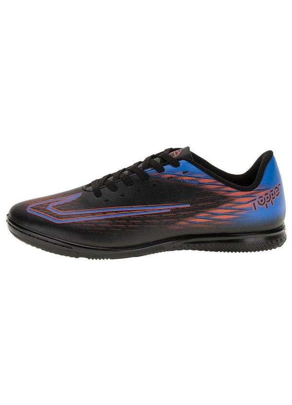 Topper - Chuteira Masculina Strike Iv Futsal Topper - Tp04010001 - Preto/Azul 2