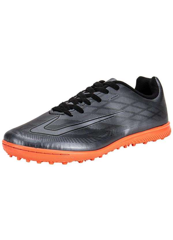 Topper - Chuteira Society Top Slick Iv Topper Tp04150006 Cinza/Preto