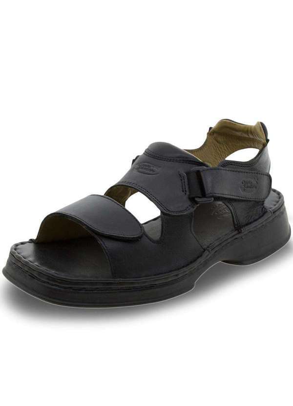 Duplo Sentido - Sandália Masculina Anti-Stress Duplo Sentido - 0500 - Preto