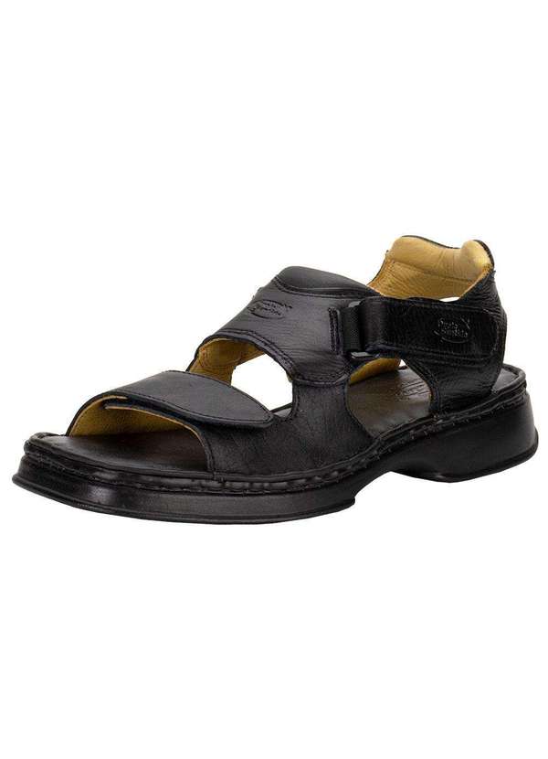 Duplo Sentido - Sandália Masculina Anti-Stress Duplo Sentido - 0500 - Preto 01