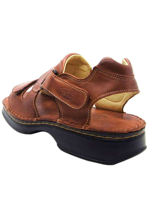Duplo Sentido - Sandália Masculina Anti-Stress Duplo Sentido - 0500 - Café 01 3