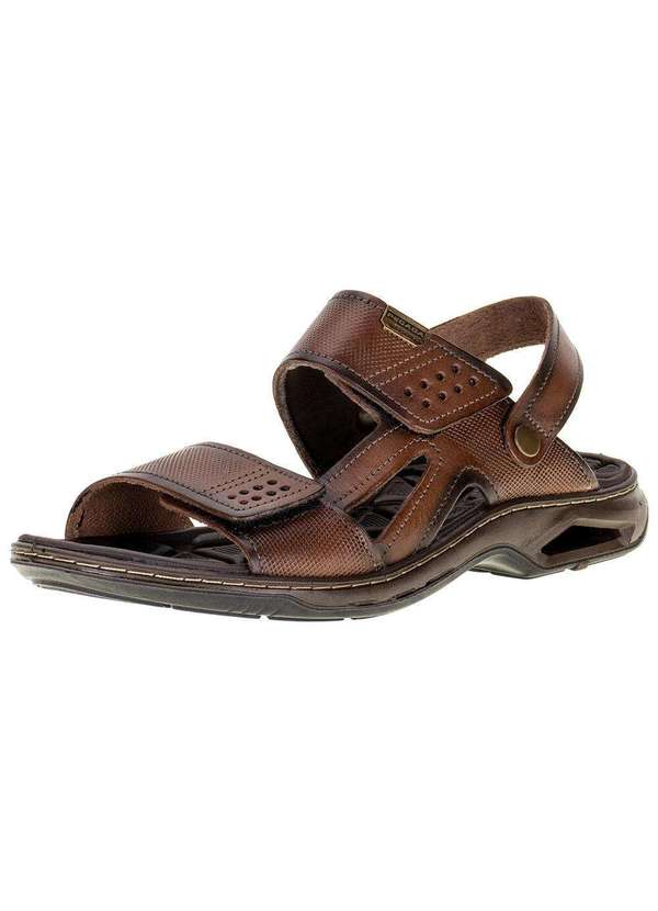 Pegada - Sandália Masculina Pegada - 133206 - Caramelo