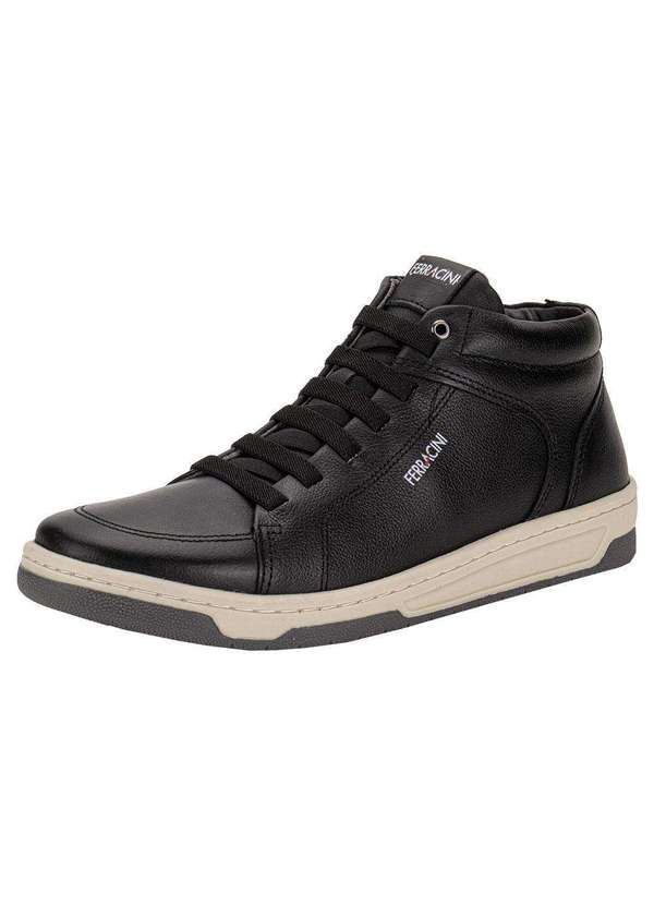 Ferracini Sapatênis Masculino Cano Alto Vox Ferracini 8053 Preto 01