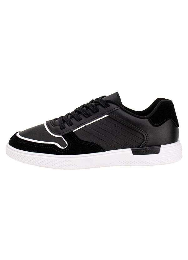 Brsport - Sapatênis Masculino Casual Brsport 2270115 - Preto/Branco 2