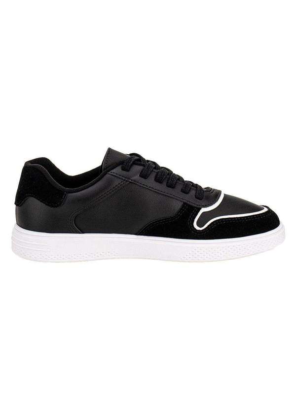 Brsport - Sapatênis Masculino Casual Brsport 2270115 - Preto/Branco 5
