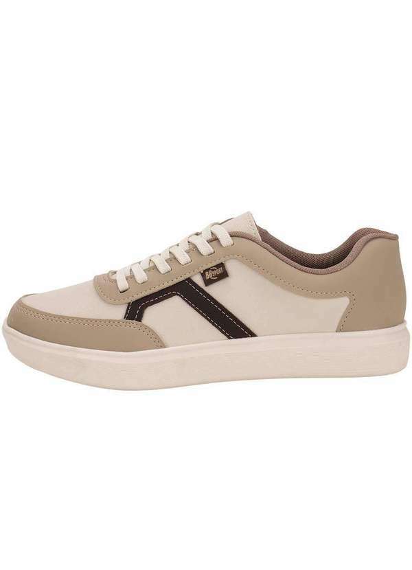 Brsport - Sapatênis Masculino Casual Brsport 2274112 - Marfim 2