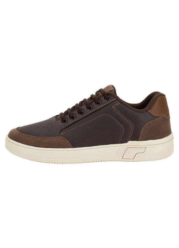 Confort Way - Sapatênis Masculino Confort Way 402501 - Café 2