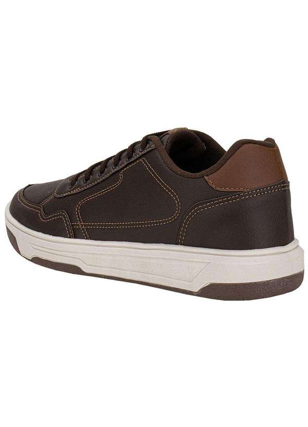 Confort Way - Sapatênis Masculino Confort Way 802504 - Café 3