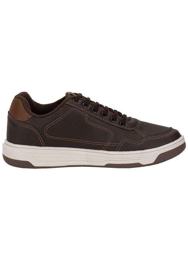 Confort Way - Sapatênis Masculino Confort Way 802504 - Café 5