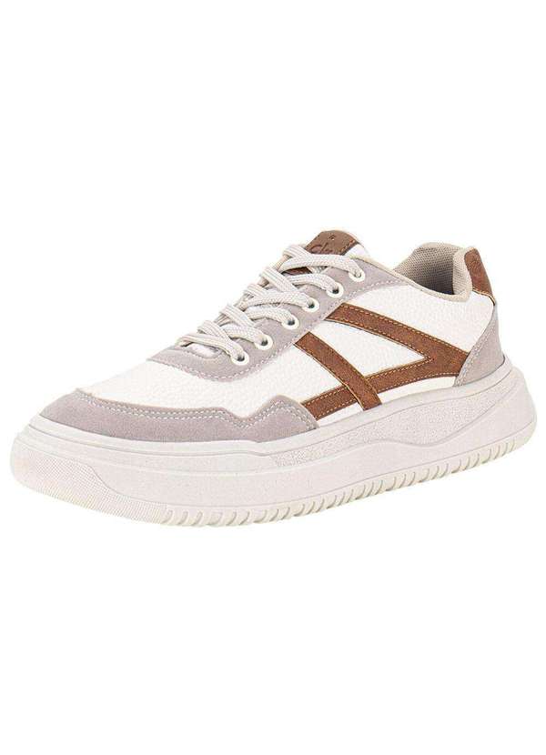 Confort Way - Sapatênis Masculino Confort Way 902403 - Marfim 1