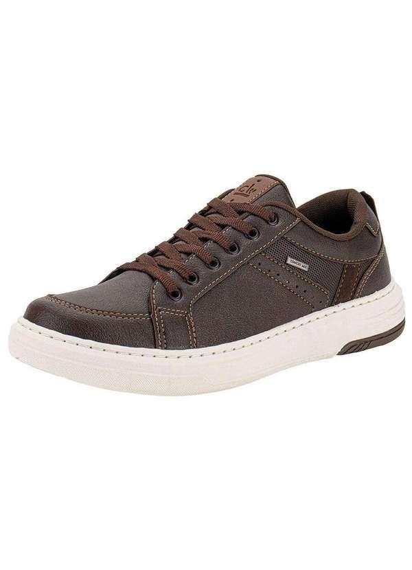 Confort Way - Sapatênis Masculino Confort Way - 9103 - Café 01