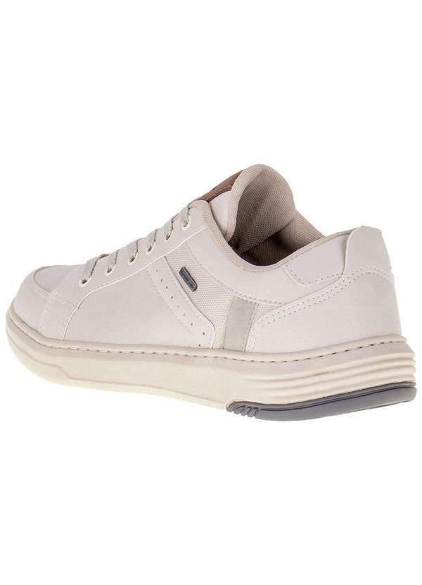 Confort Way - Sapatênis Masculino Confort Way - 9103 - Branco/Off 3