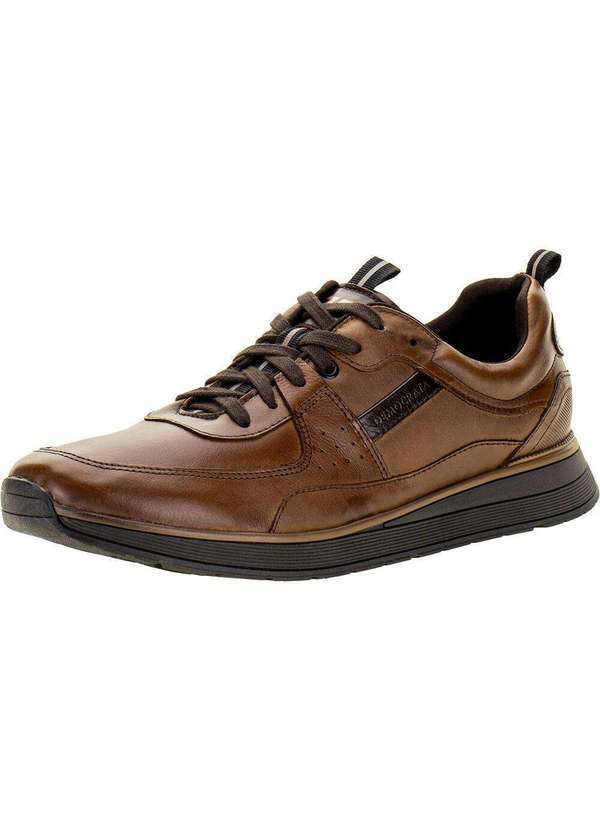 Democrata - Sapatênis Masculino Democrata - 172105 - Caramelo