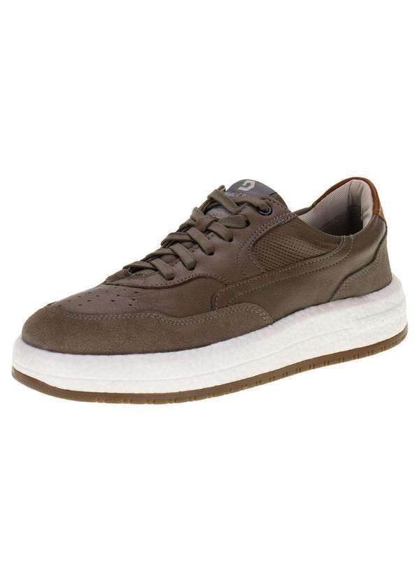 Democrata - Sapatênis Masculino Drake Pulse Democrata 600101 - Oliva
