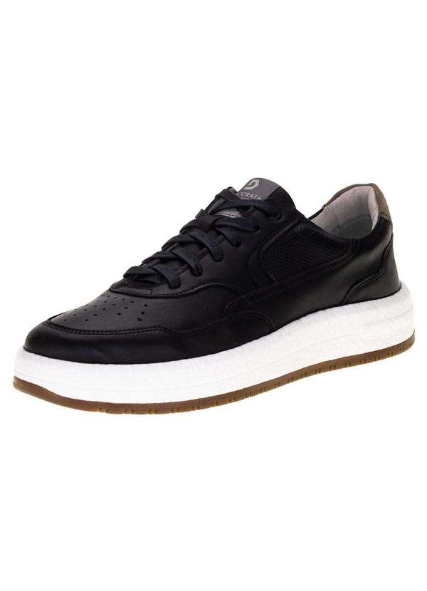 Democrata - Sapatênis Masculino Drake Pulse Democrata 600101 - Preto