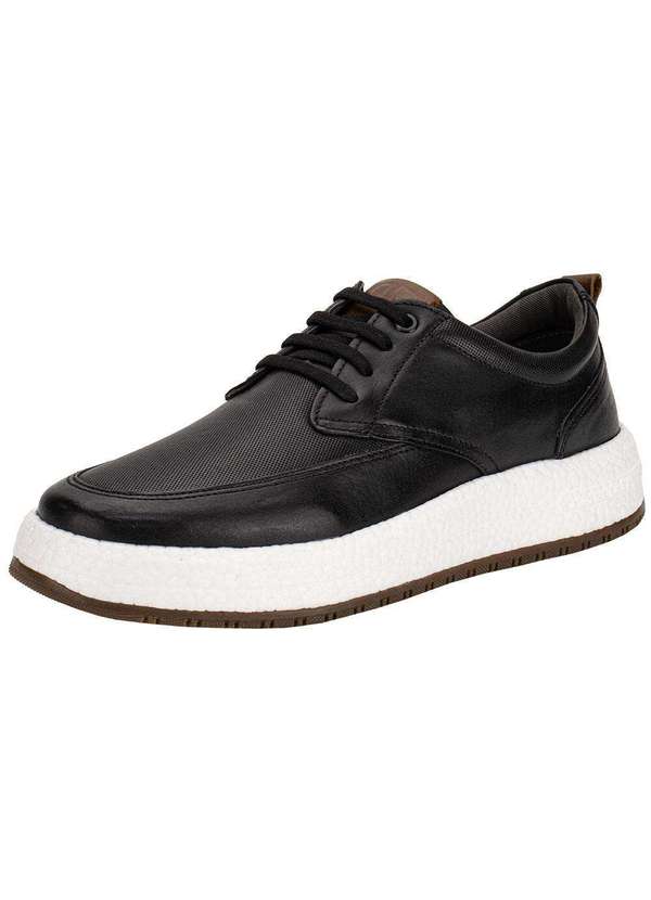 Democrata - Sapatênis Masculino Drake Pulse Democrata 600103 Preto