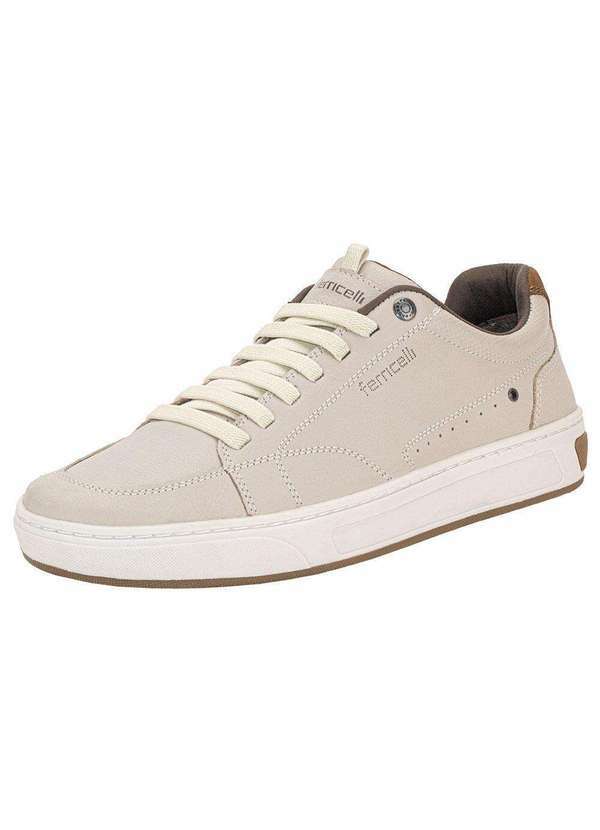 Ferricelli - Sapatênis Masculino Ferricelli Hrt61000 - Marfim