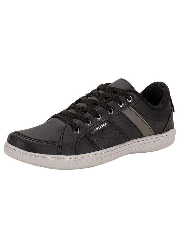 Jobber - Sapatênis Masculino Jobber - 019 - Preto/Cinza