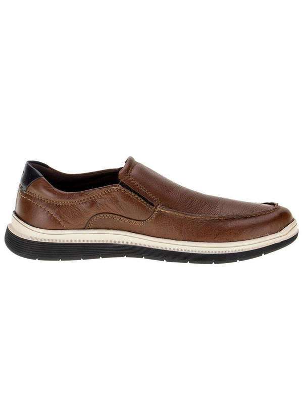 Democrata - Sapatênis Masculino Leave Democrata - 245201 - Caramelo 5