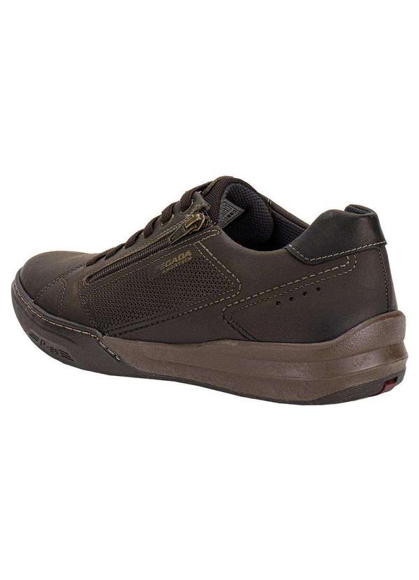 Pegada - Sapatênis Masculino Pegada 111002 - Café 3