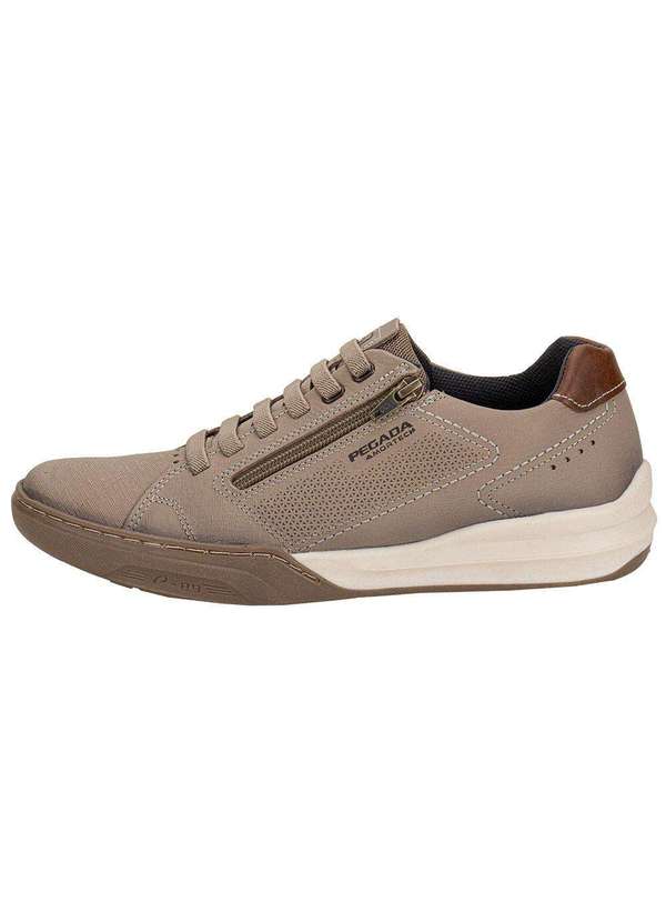 Pegada - Sapatênis Masculino Pegada 111002 Taupe 2