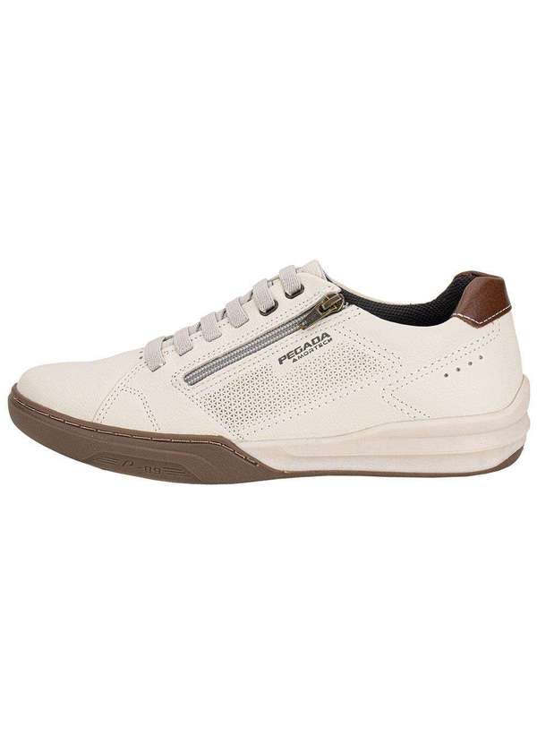 Pegada - Sapatênis Masculino Pegada 111002 Marfim 2