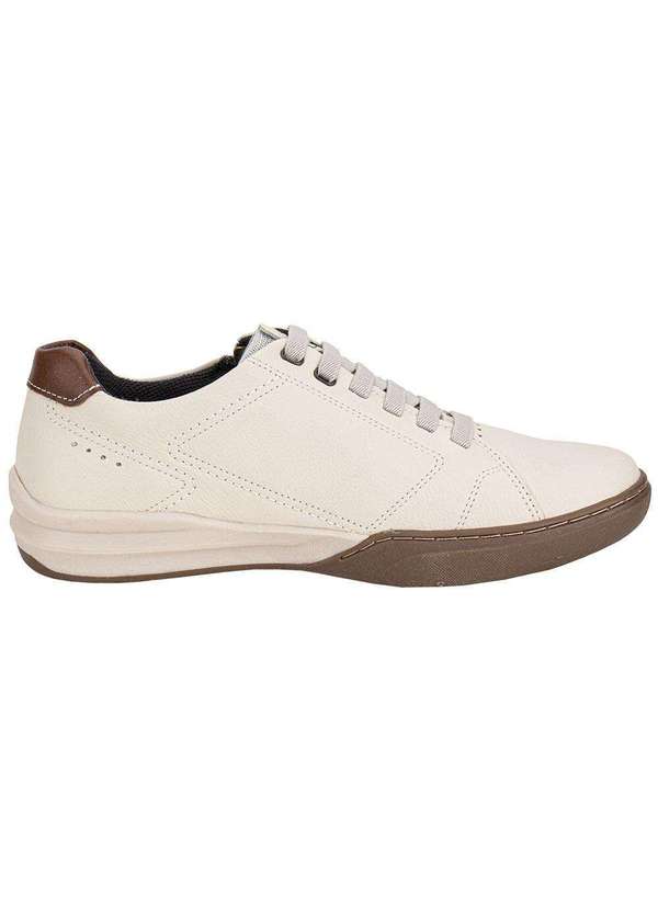 Pegada - Sapatênis Masculino Pegada 111002 Marfim 5