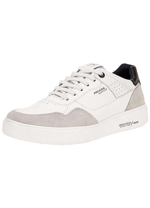 Pegada - Sapatênis Masculino Pegada 111903 - Branco/Cinza