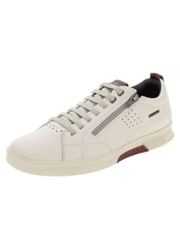 Pegada - Sapatênis Masculino Pegada - 118672 - Marfim