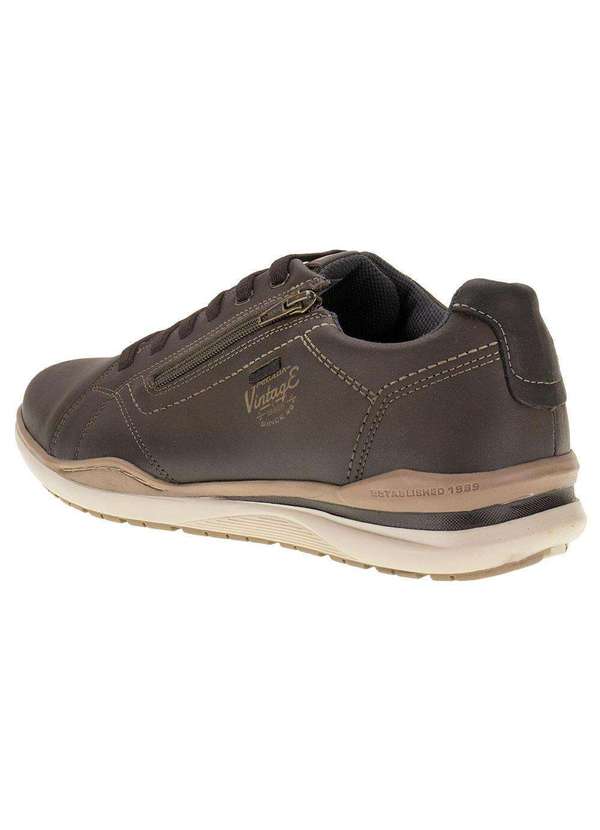 Pegada - Sapatênis Masculino Pegada 519108 - Café 3