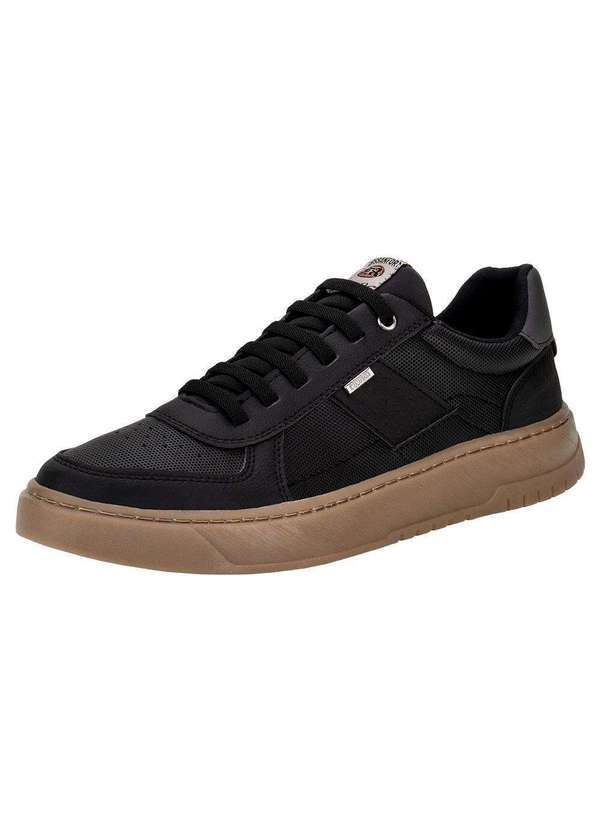 Rossanfort - Sapatênis Masculino Rossanfort 1871 - Preto