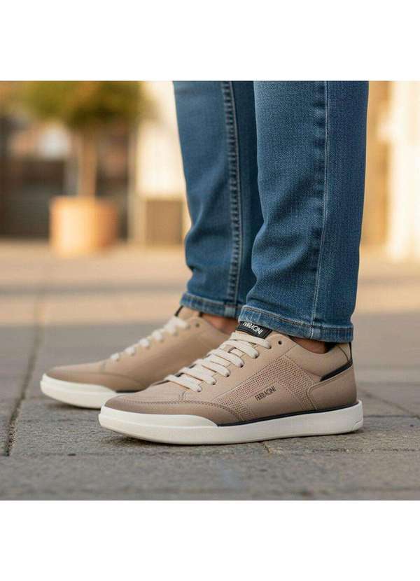 Ferracini - Sapatênis Masculino Star Ferracini 1062 Caqui 2