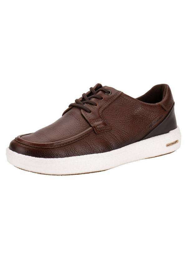 Pegada - Sapatênis Masculino Strerch Dark Pegada 112002 - Café