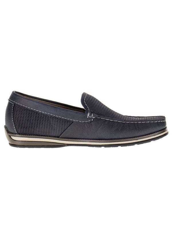 Democrata - Mocassim Masculino Denim Flow Democrata - 135201 - Marinho 5