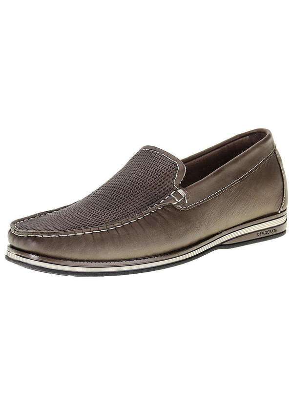 Democrata - Mocassim Masculino Denim Flow Democrata - 135201 - Oliva