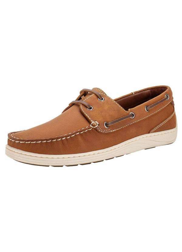 Democrata - Mocassim Masculino Dokside Democrata 293103 - Caramelo