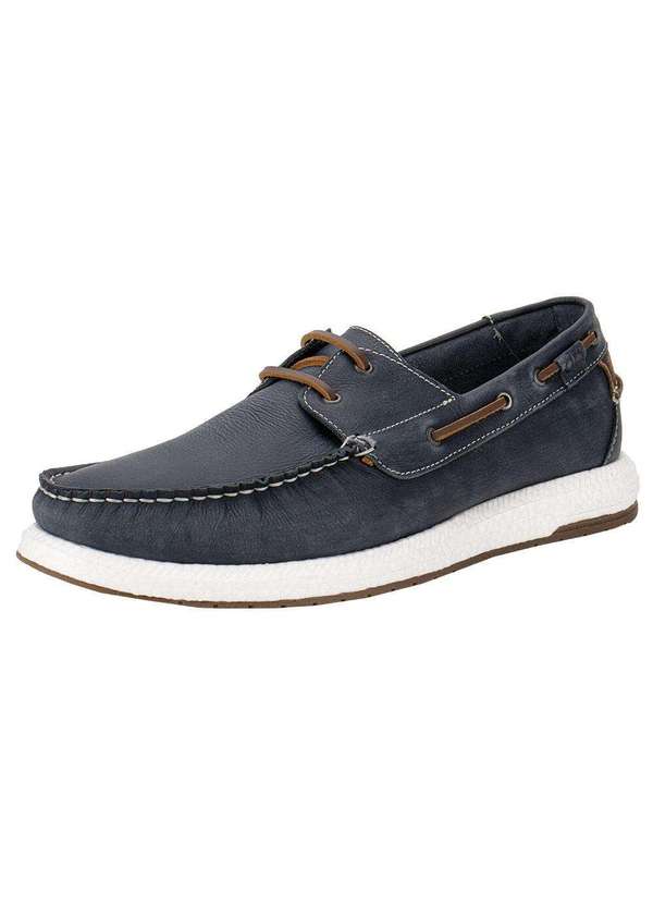 Democrata - Mocassim Masculino Easy Flop Pulse Democrata 610102 - Marinho
