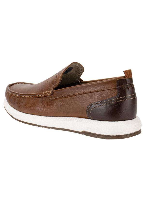 Democrata - Mocassim Masculino Flop Pulse Democrata 610101 - Caramelo 3